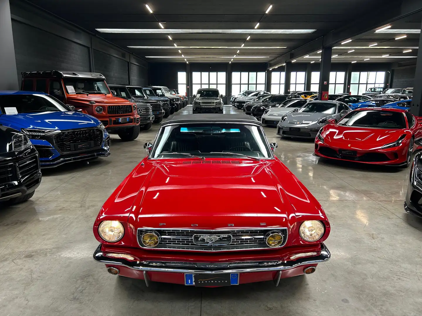 Ford Mustang CABRIO - cabriolet - AUTOMATICA 4.8 Rosso - 2
