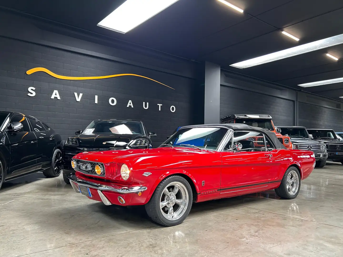 Ford Mustang CABRIO - cabriolet - AUTOMATICA 4.8 Rosso - 1