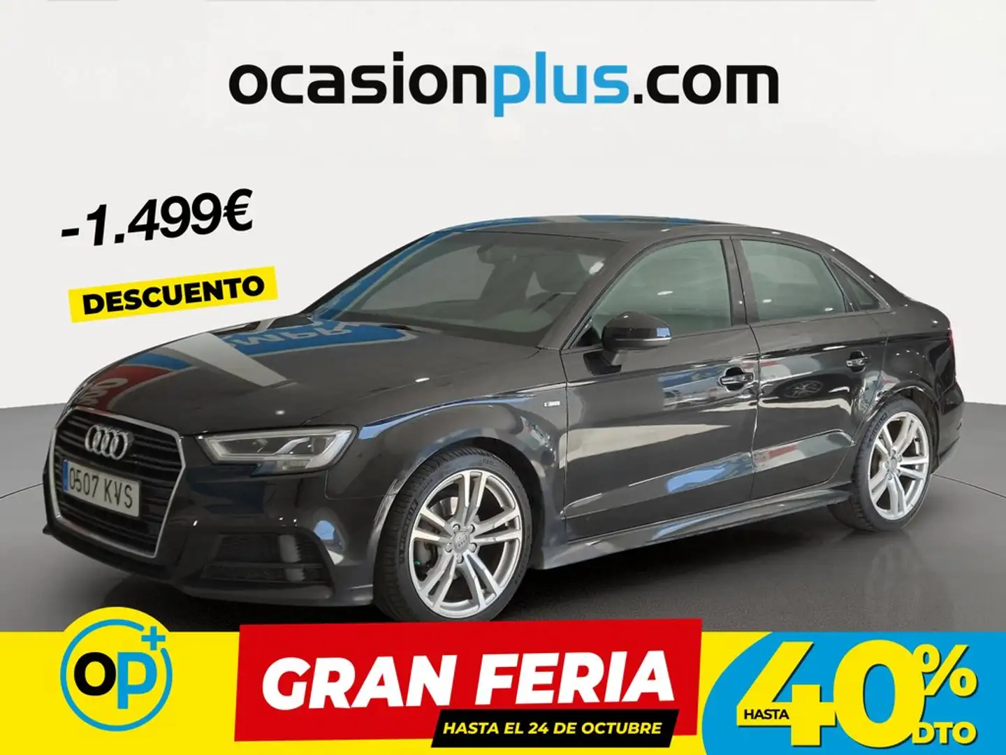 Audi A3 Sedán 30 TFSI S Line S tronic 85kW Negro - 1