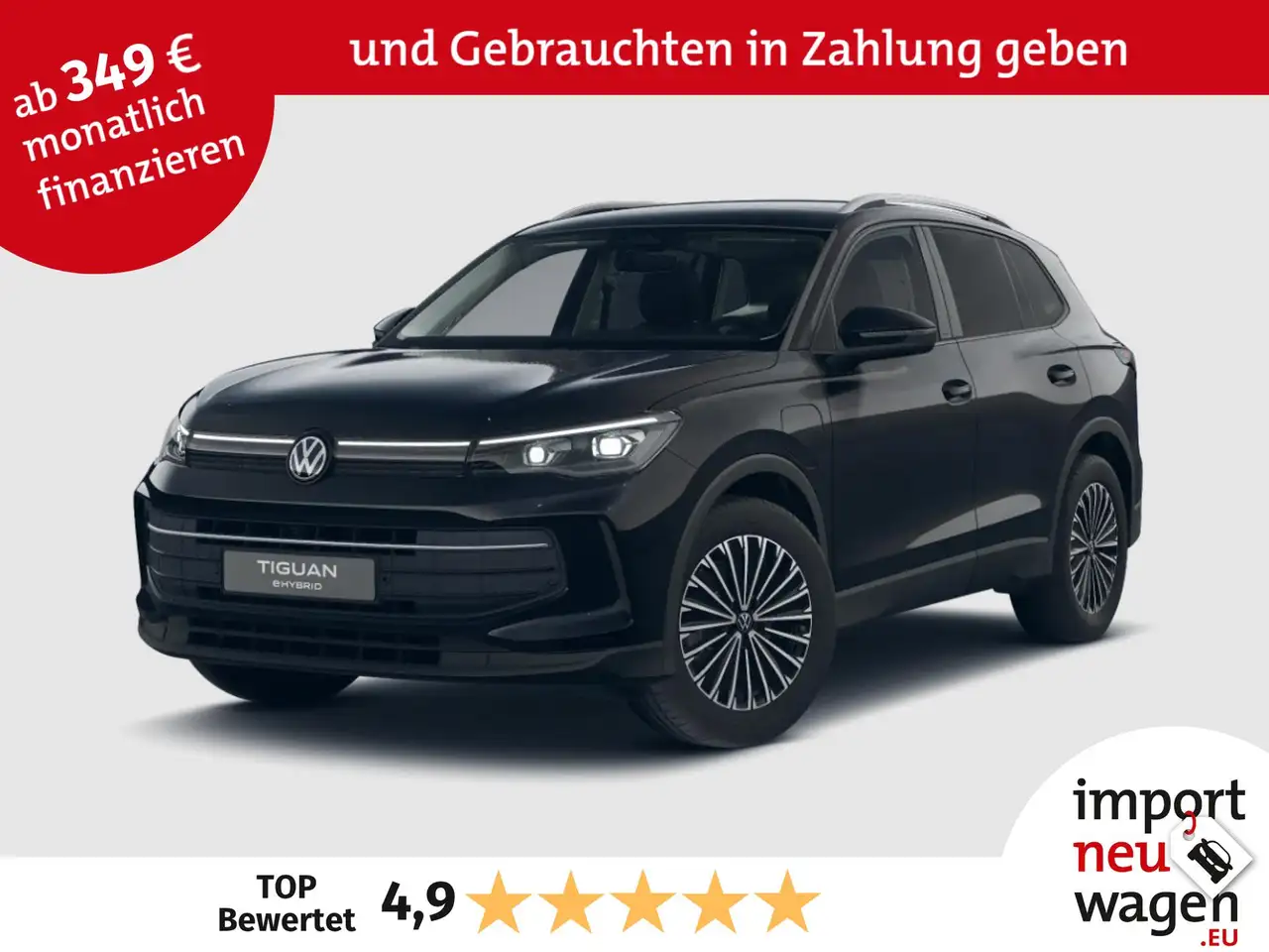 Volkswagen Tiguan Life 1.5 eHybrid AHK+IQ.Light+Winterpaket Plus! — photo 1 of 12