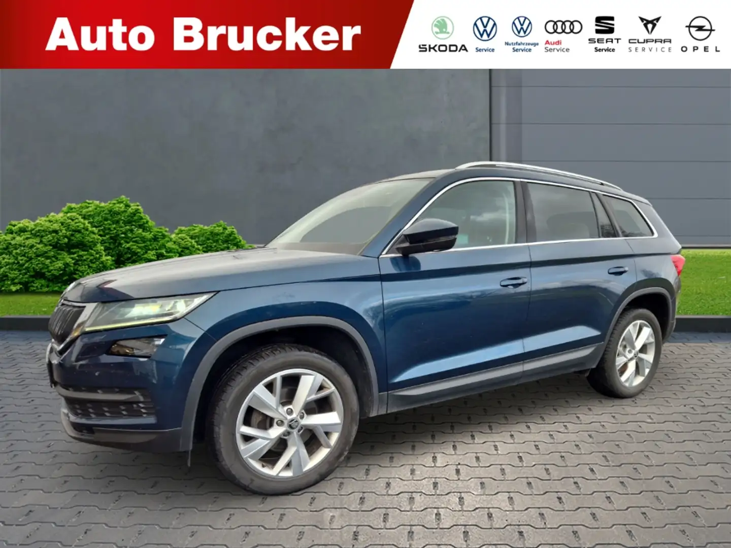 Skoda Kodiaq Style 4x4 2.0 TDI+Alufelgen+Klimaautomatik+Sitzhei Kék - 1