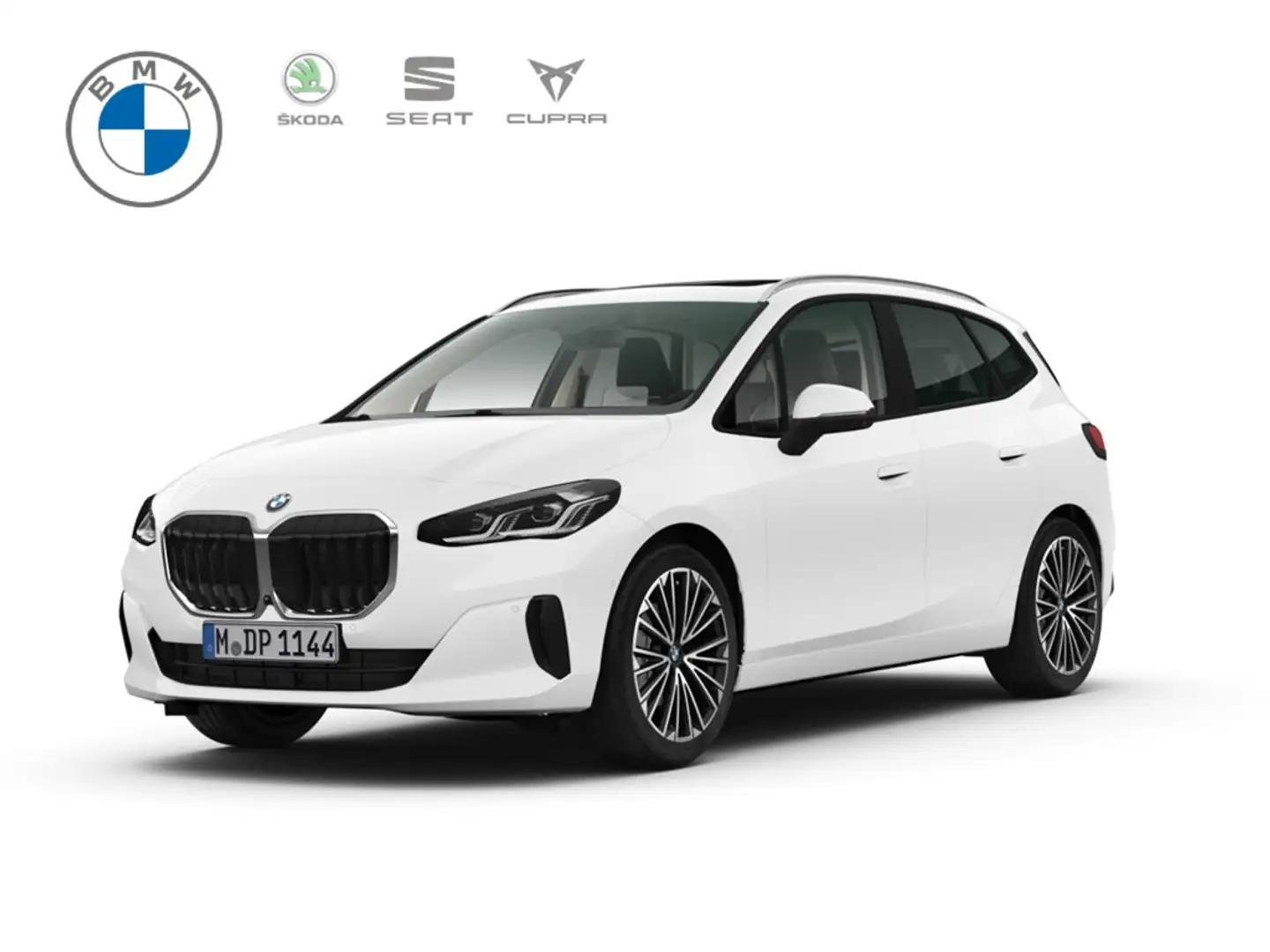 BMW 220 Active Tourer i*AHK*Keyless*RFK*HuD*H&K*Panorama* Weiß - 1