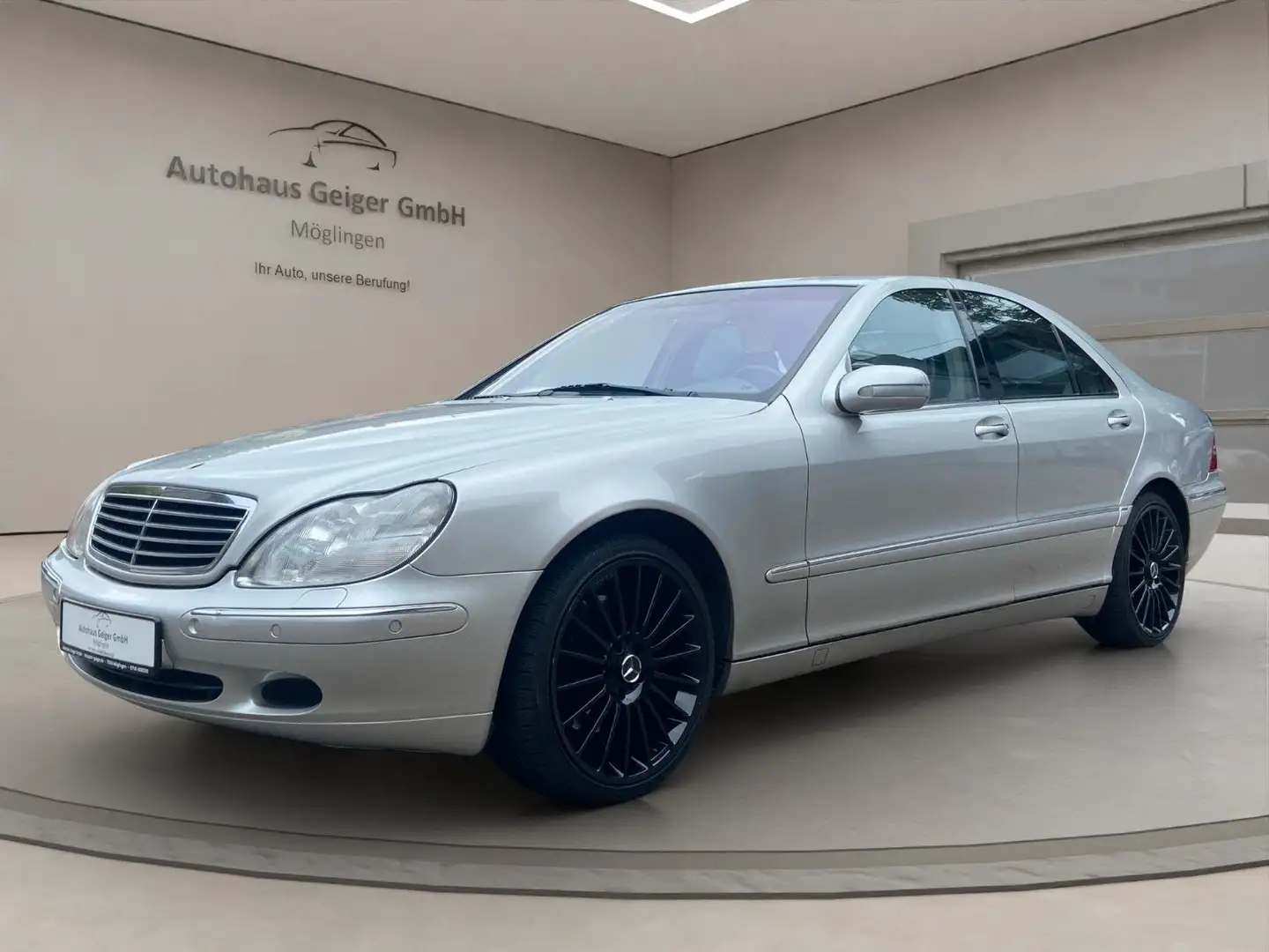 Mercedes-Benz S 430 S-Klasse Long*Vollleder*Memory 12/26 Tüv Argintiu - 1