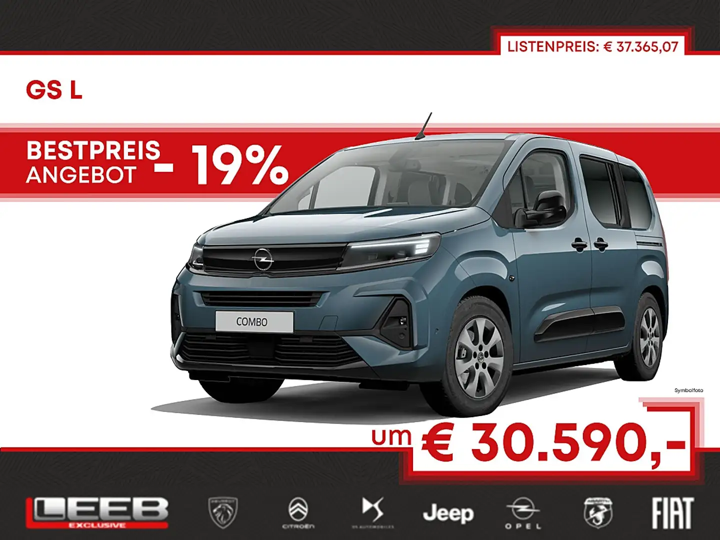 Opel Combo 1.5 Diesel L GS Aut. inkl. Winterpaket, Connect... Blau - 1