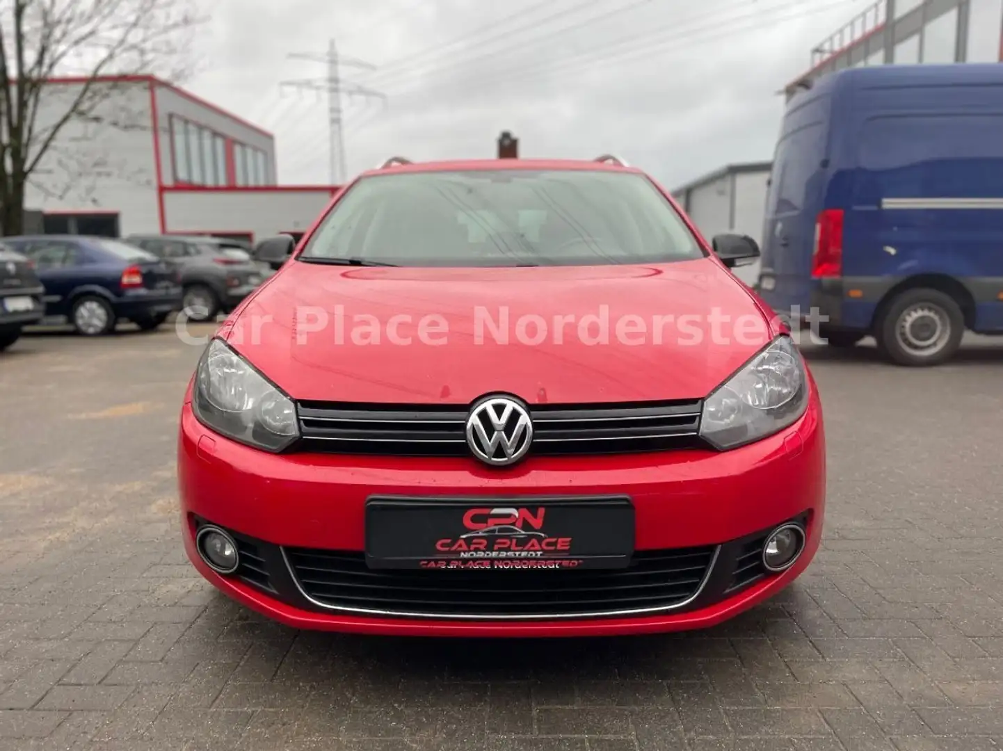 Volkswagen Golf VI 1.6 TDI Variant Style TÜV NEU/SHZ/KLIMA Rot - 2