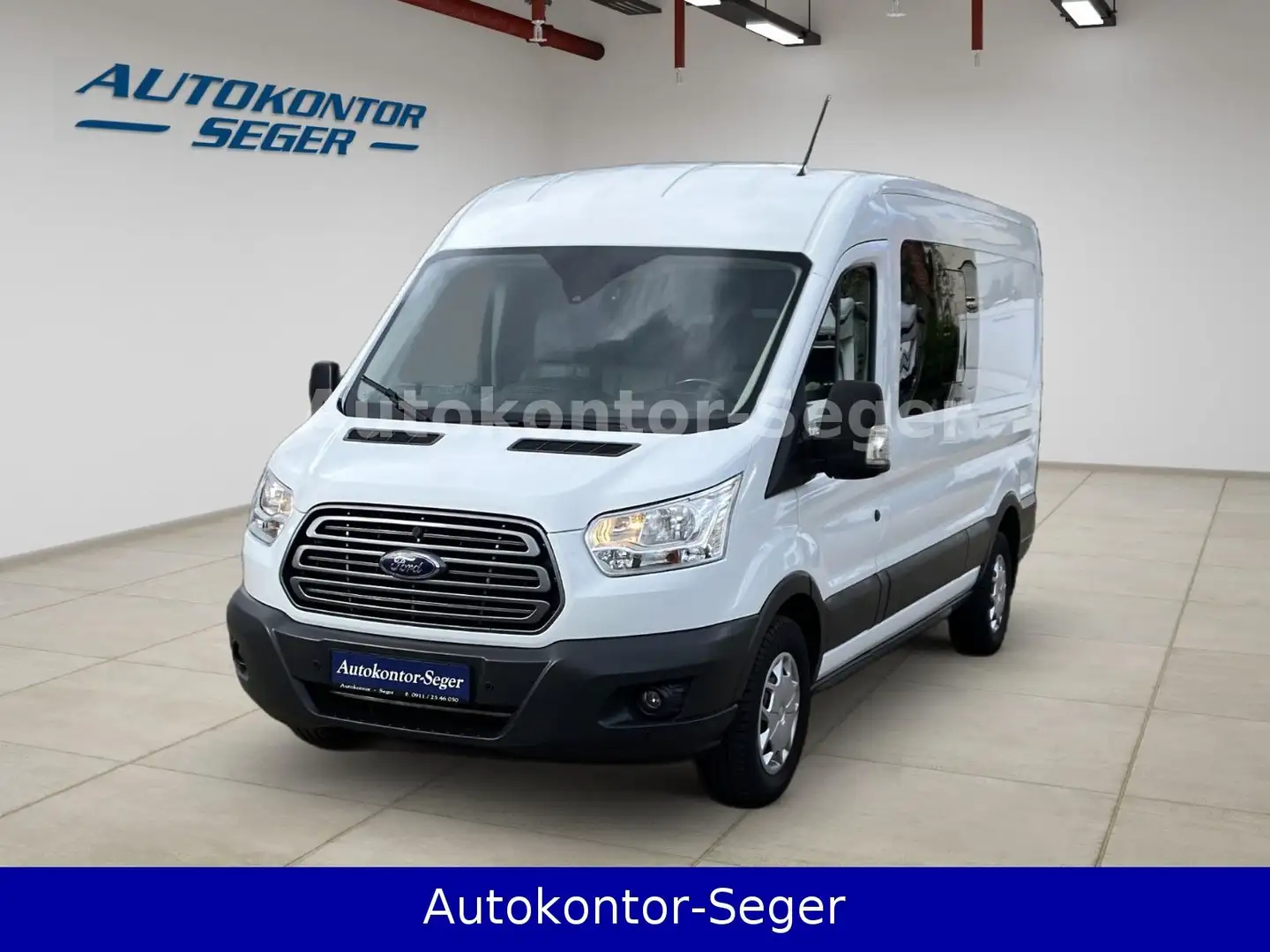 Ford Transit Kasten 350 L3 Trend Doppelkabine Mixto Weiß - 2