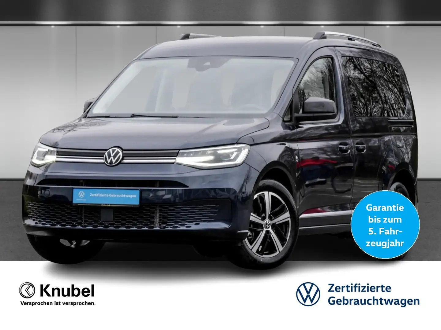 Volkswagen Caddy Style 2.0 TDI DSG AHK LED NAVI ACC Blau - 1