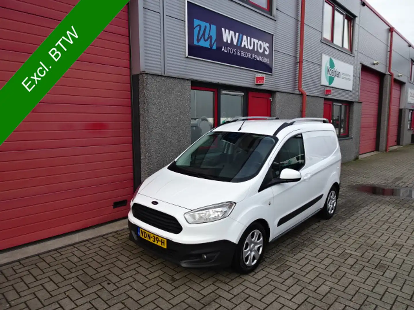 Ford Transit Courier 1.6 TDCI Trend airco schuifdeur Weiß - 1