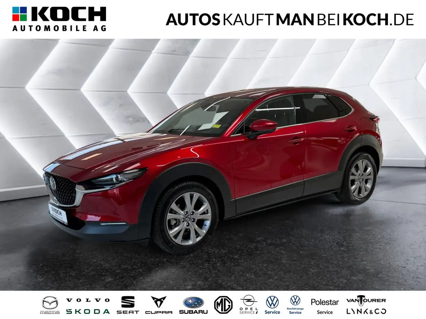 Mazda CX-30 2.0 SKYACTIV-G M Hyb.150 Excl-Line 2WD (E6d) Rood - 1