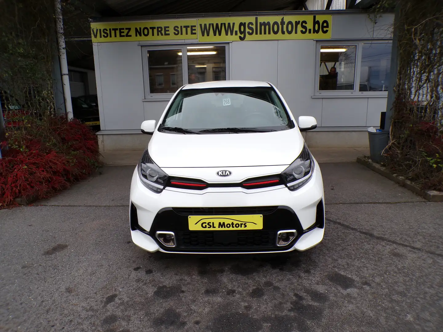 Kia Picanto 1.0i GT Line 67cv Blanc 02/22 8.608km Airco Camera Blanc - 2