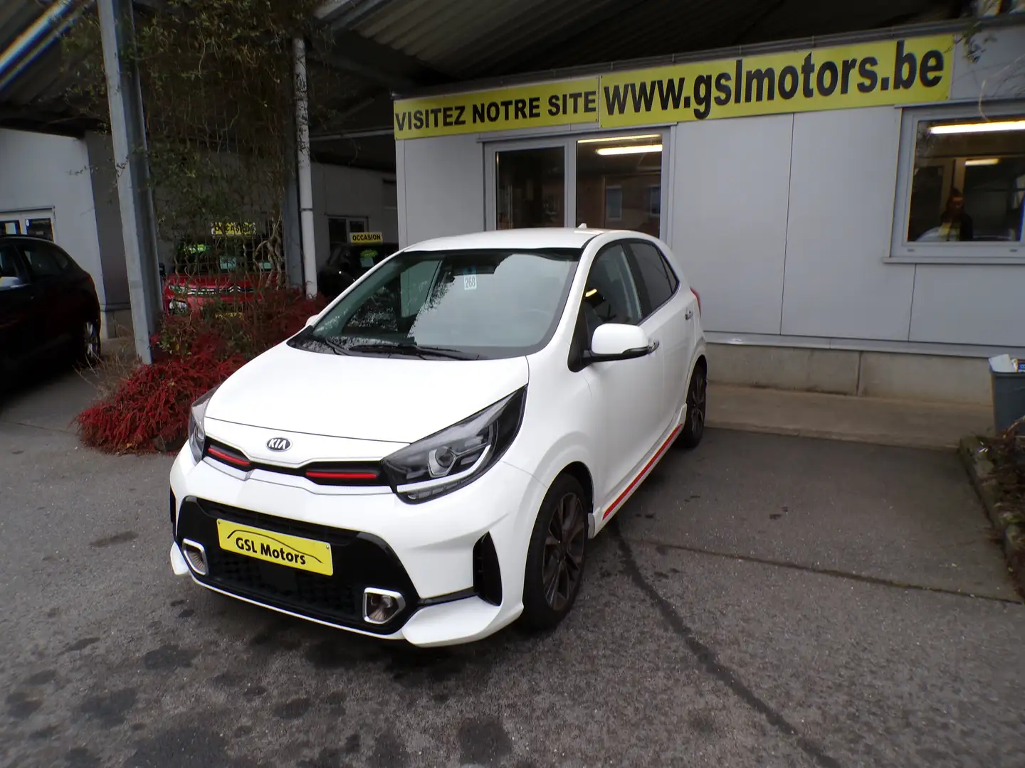 Kia Picanto 1.0i GT Line 67cv Blanc 02/22 8.608km Airco Camera Blanc - 1