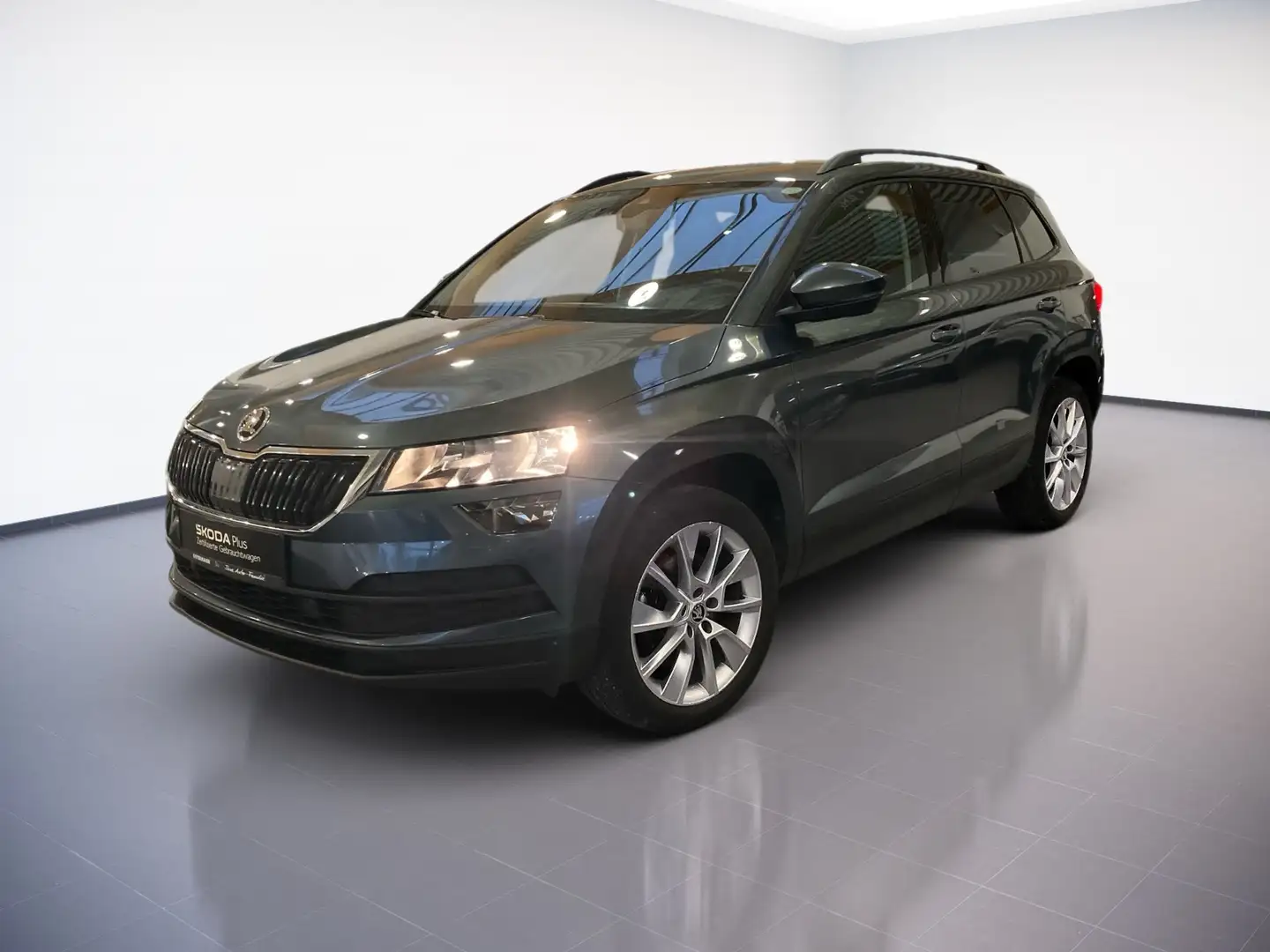 Skoda Karoq 1.5 TSI Ambition LED.NAV.SHZ.TEMP.SignA.eHeck.Smar Gris - 2
