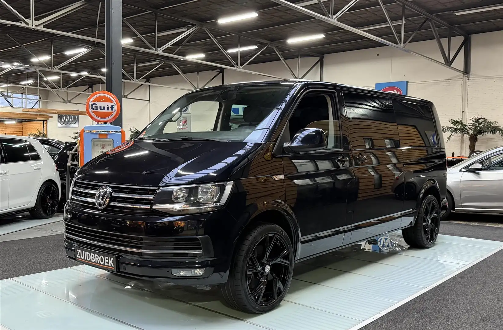 Volkswagen Transporter 2.0 Dubelle schuifdeur!! Cruise!! Trekhaak!! Clima Schwarz - 1