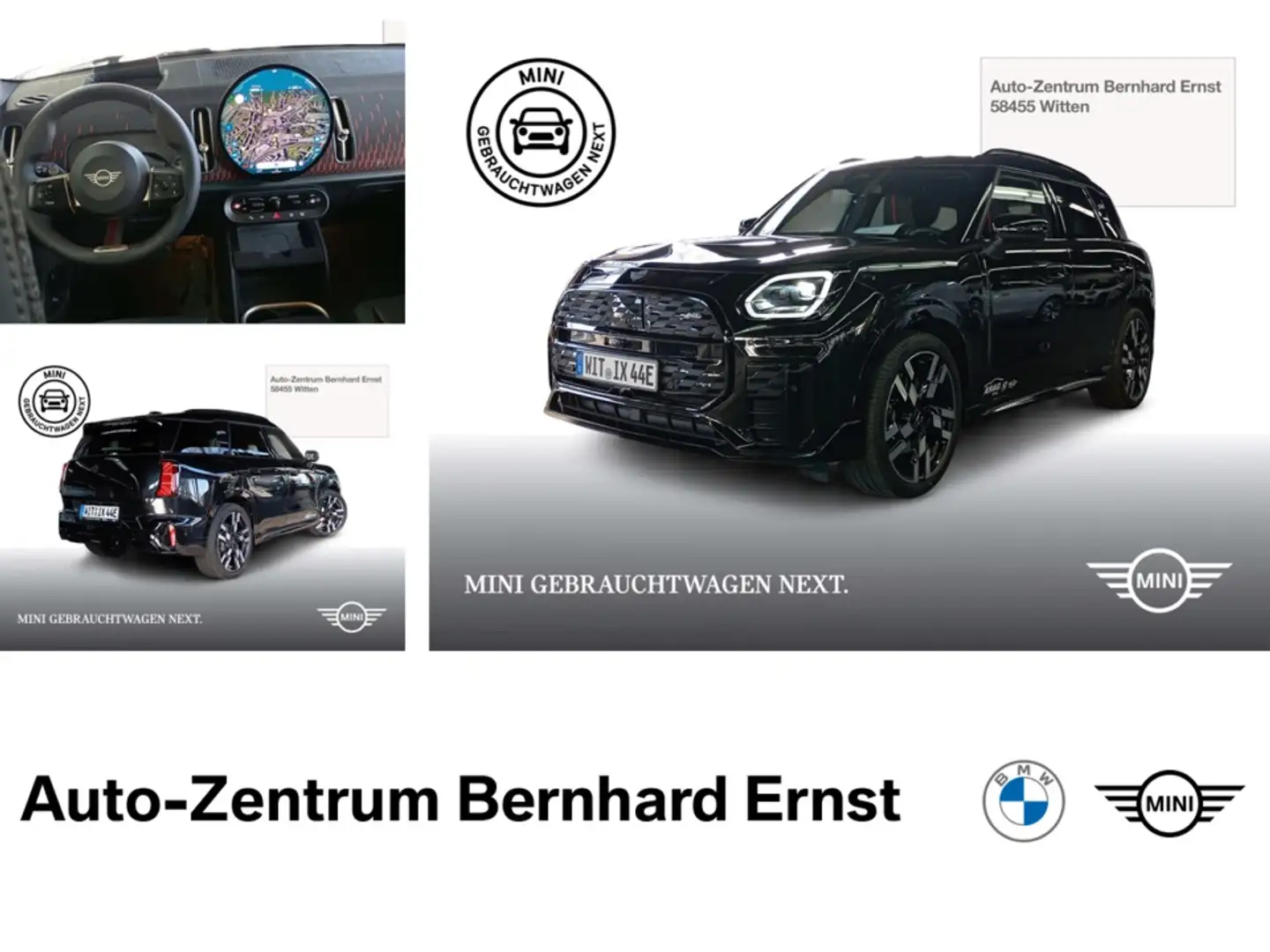 MINI Cooper Countryman Countryman E John Cooper Works Trim Navi Tempom.ak Noir - 1