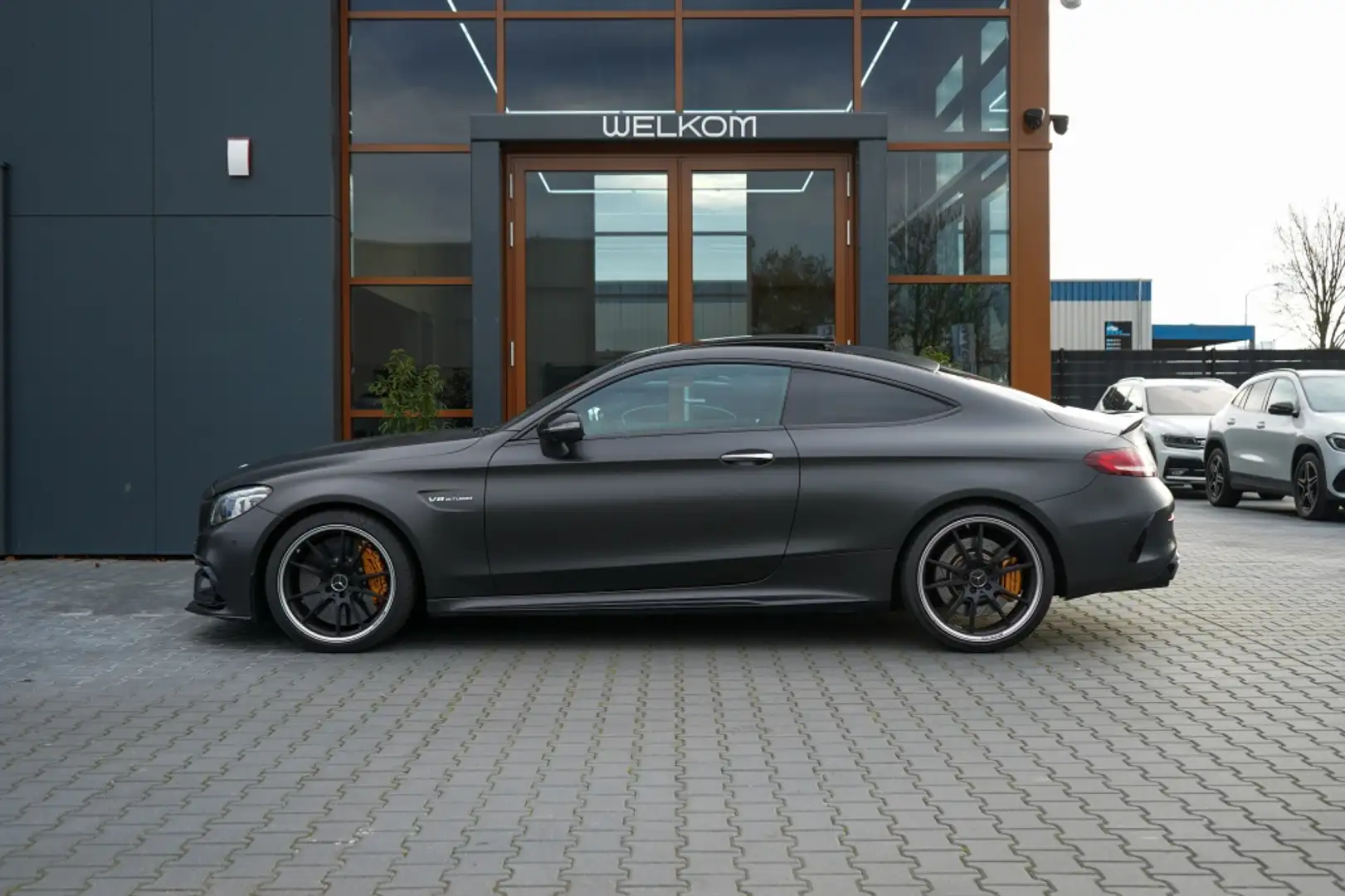 Mercedes-Benz C 63 AMG Coupé S | Keramisch | Carbon | Pano | Burmester | Gris - 2