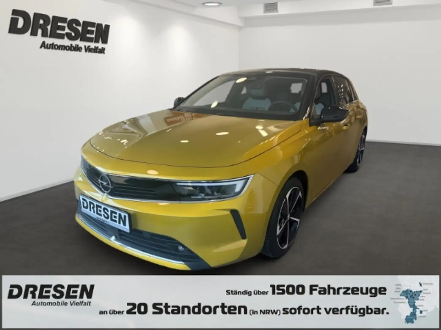 Opel Astra Elegance 1.2 Turbo + AGR-Sitz + Lenkrad- & Sitzhei Amarillo - 1