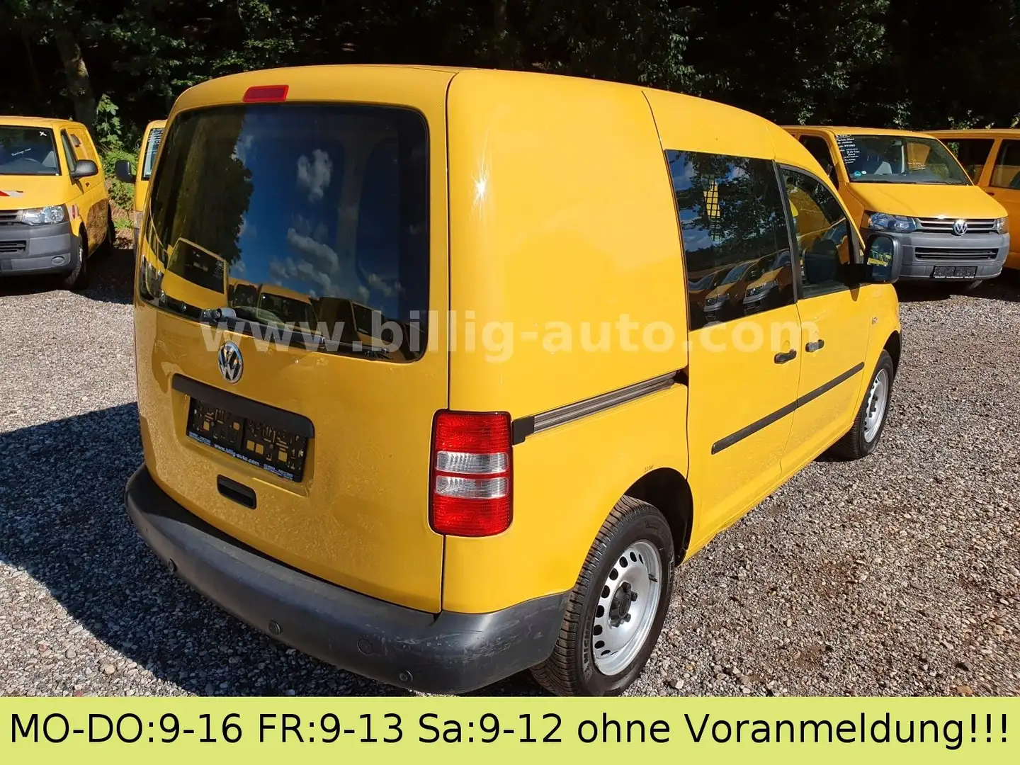 Volkswagen Caddy 2.0 TDI* EURO5*1.Hand*S-heft*2xSchiebetüre Gelb - 2