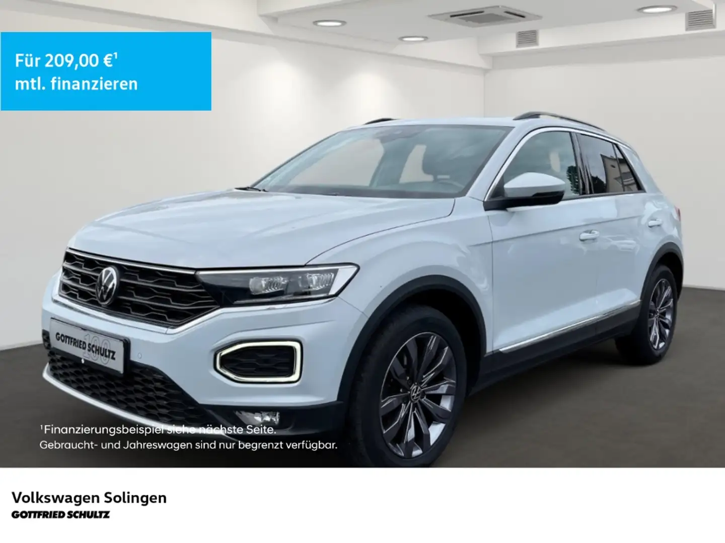 Volkswagen T-Roc 2.0 TSI Sport 4Motion DSG AHK Kamera Pano Silber - 1