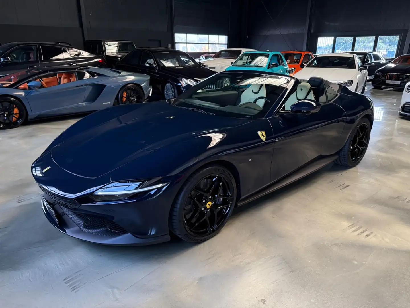 Ferrari Roma SPIDER/BLUE POZZI/LEDER CREMA/JBL/MAGRIDE Blue - 1