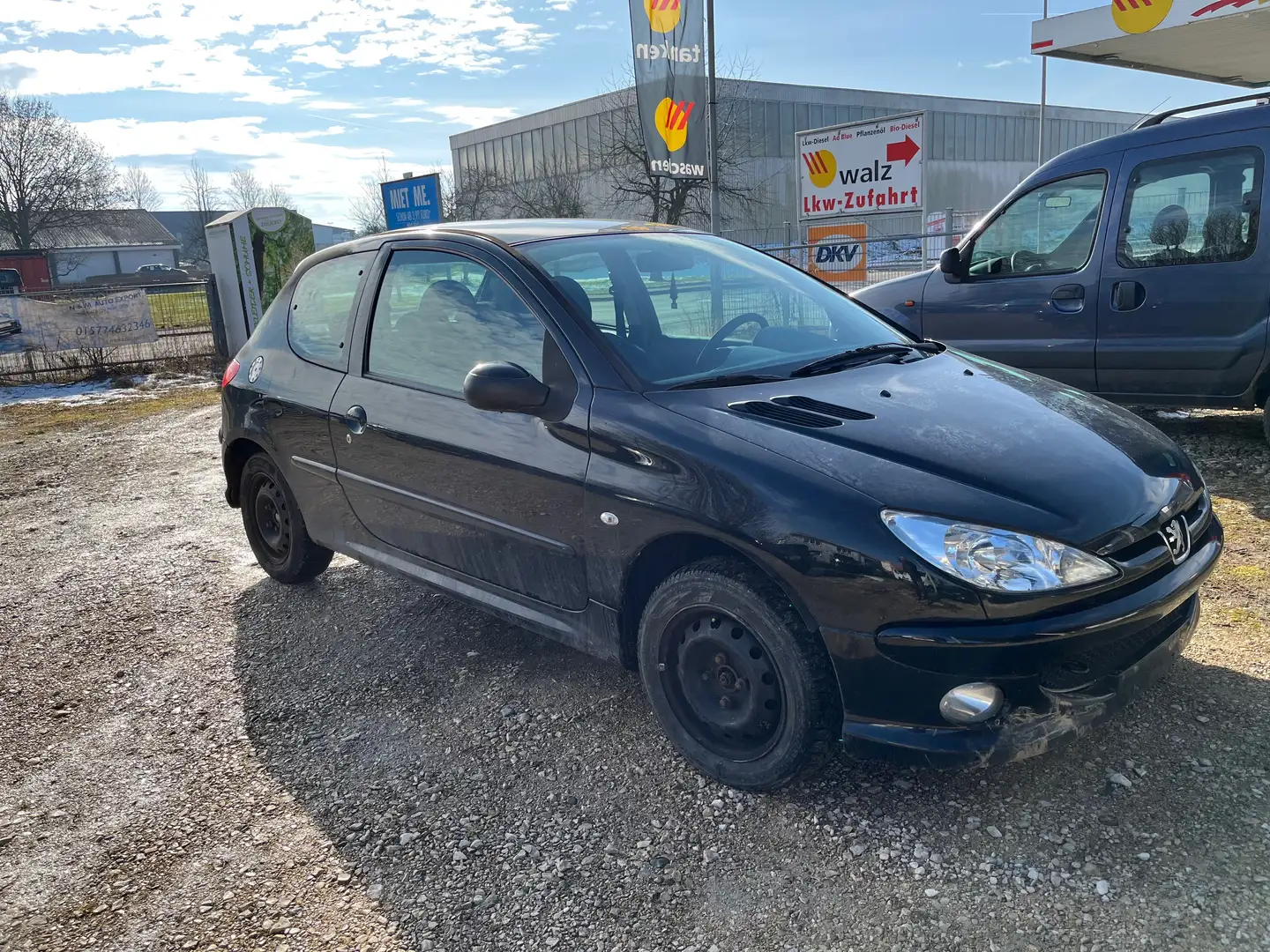 Peugeot 206 1,4 Benzin : Euro 4 !!!! Klima !!!! Negro - 2