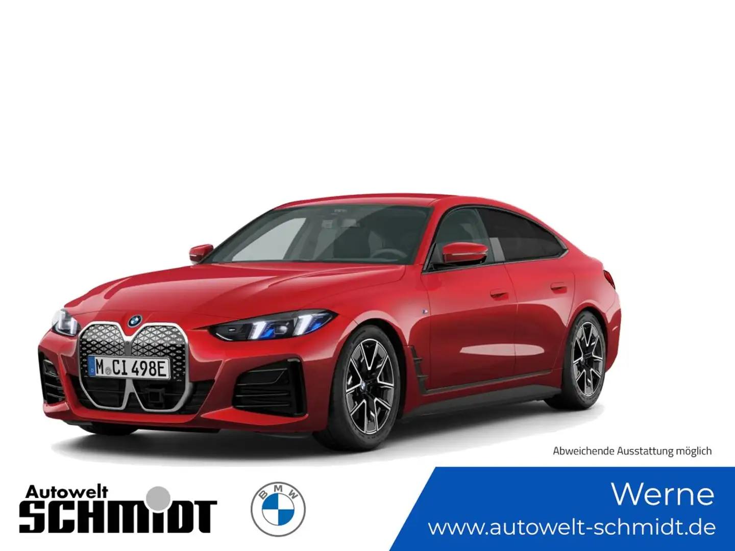 BMW i4 eDrive40 M Sportpaket +Innovationspaket +AHK Rot - 1