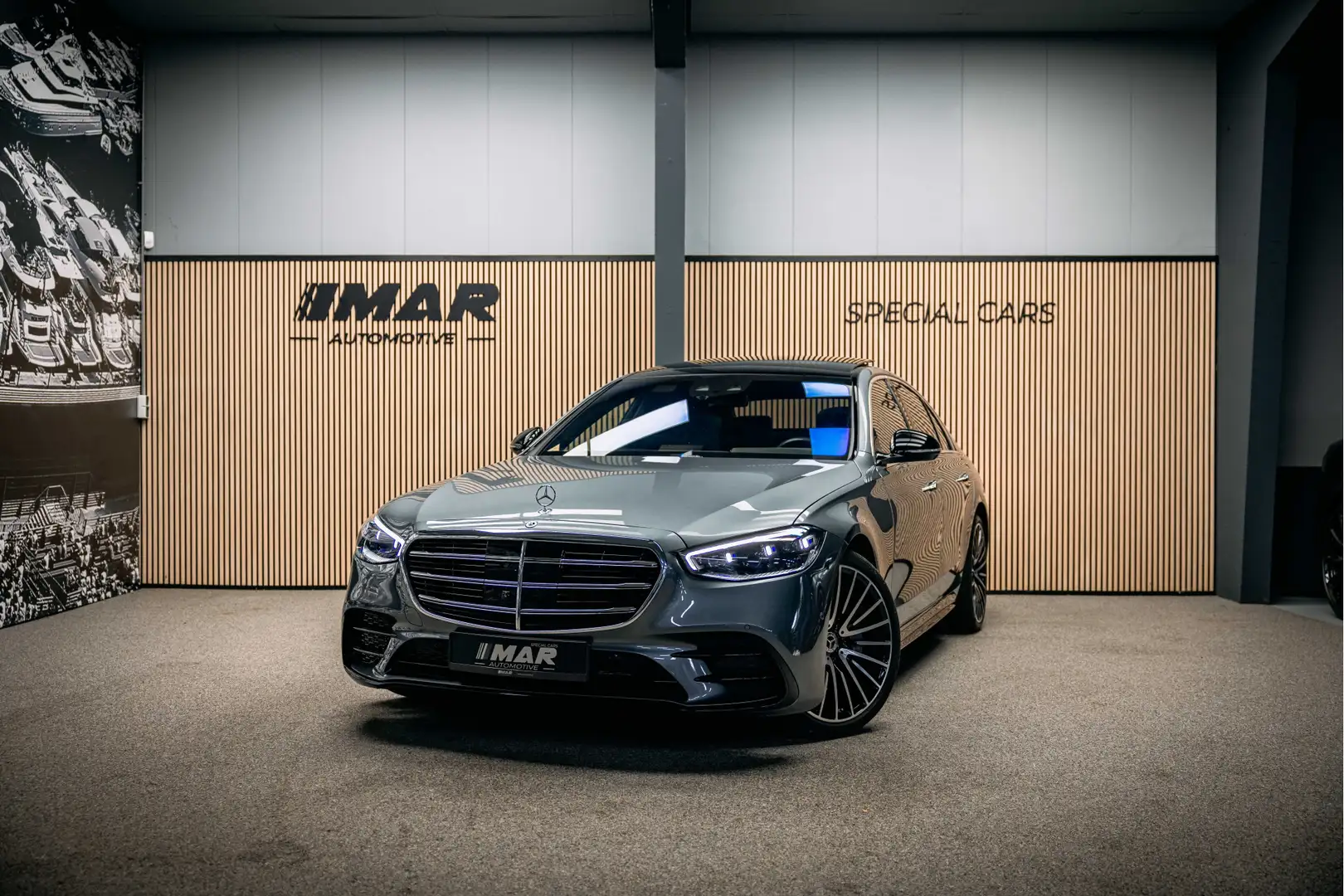 Mercedes-Benz S 500 4MATIC in topstaat verkerende S500 4 Matic lage km Šedá - 1