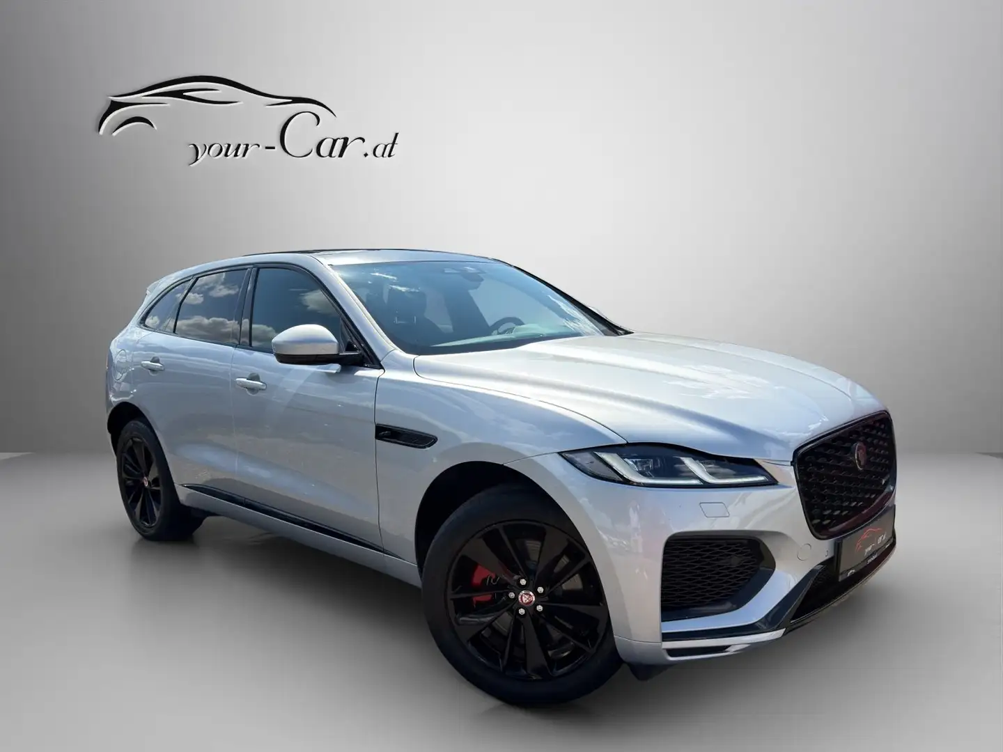 Jaguar F-Pace R-Dynamic S P400e AWD *PANO, ACC, MERIDIAN, AMBI* Silber - 1
