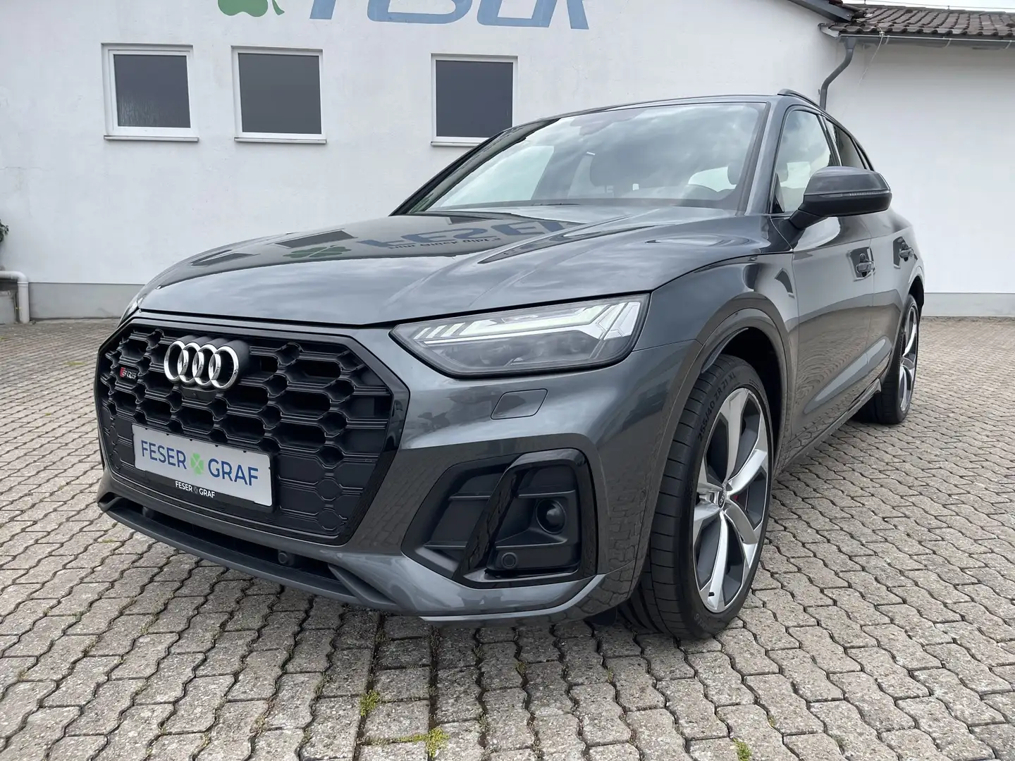 Audi SQ5 3.0 TDI qu. 21" ACC B&O MATRIX PANO Gris - 2