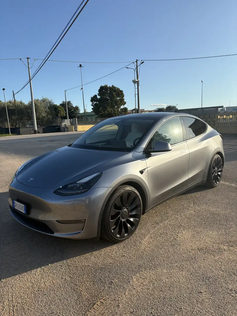 Tesla Model Y Performance Dual Motor awd Argintiu - 1