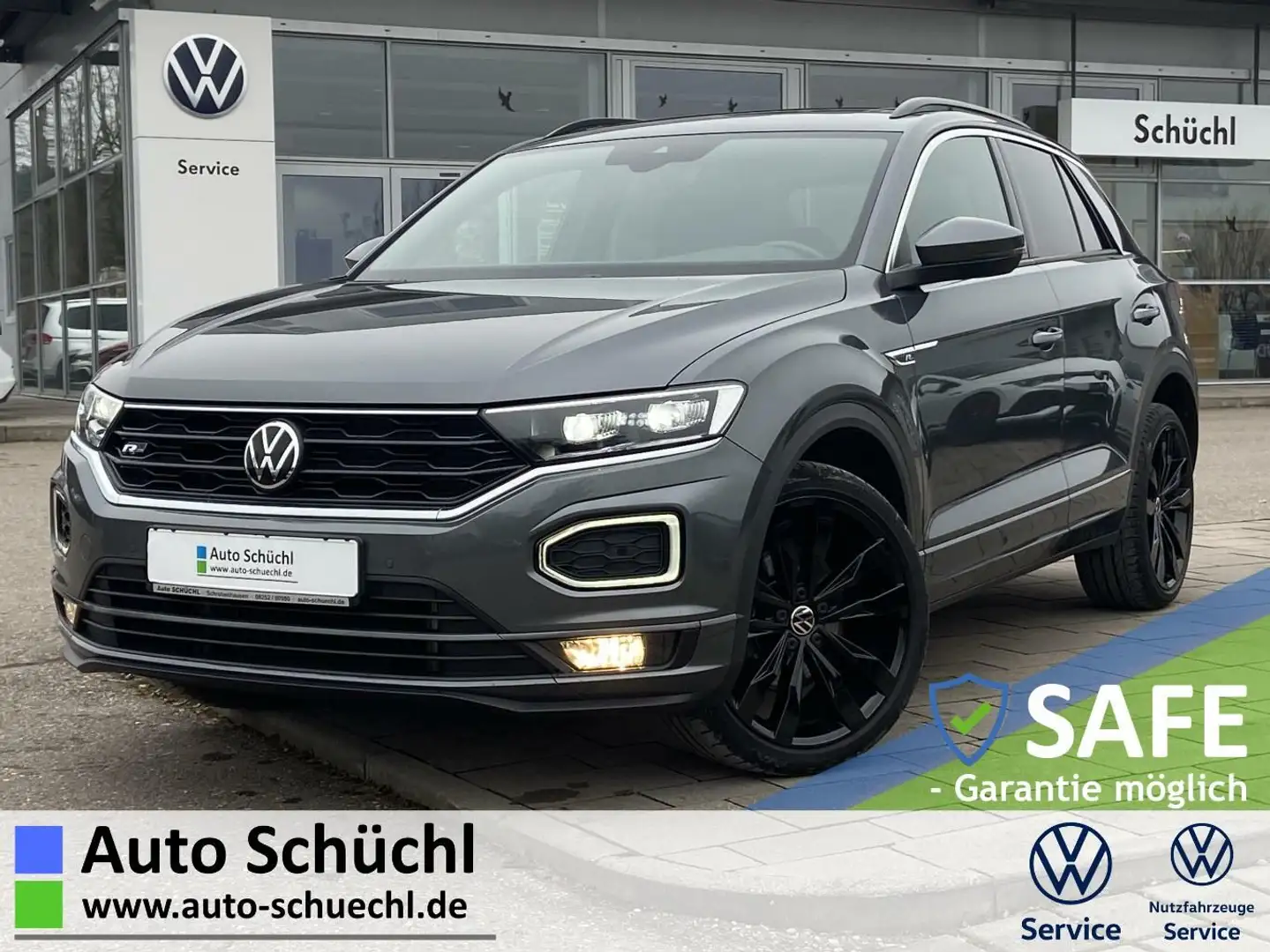 Volkswagen T-Roc Sport 1.5 TSI DSG R-Line AHK+PANO+EL.HECK+ Grau - 1
