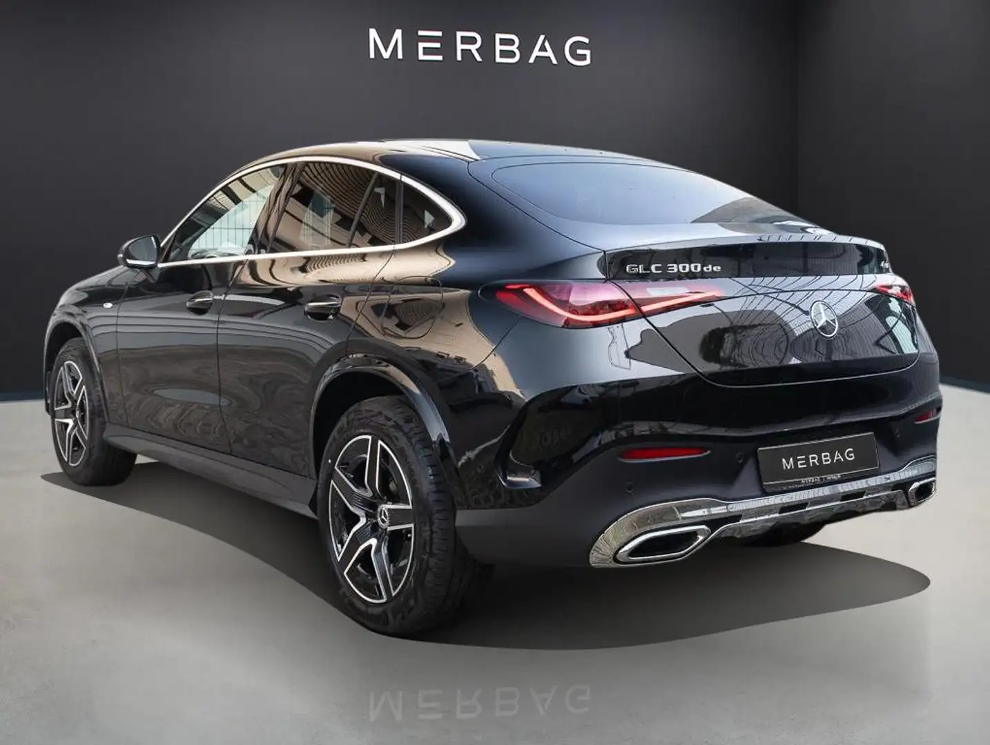 Mercedes-Benz GLC 300 de 4MATIC Coupé mit EQ Hybrid Technologie Schwarz - 2