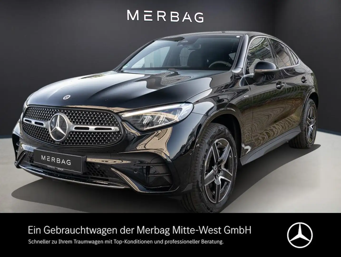 Mercedes-Benz GLC 300 de 4MATIC Coupé mit EQ Hybrid Technologie Schwarz - 1