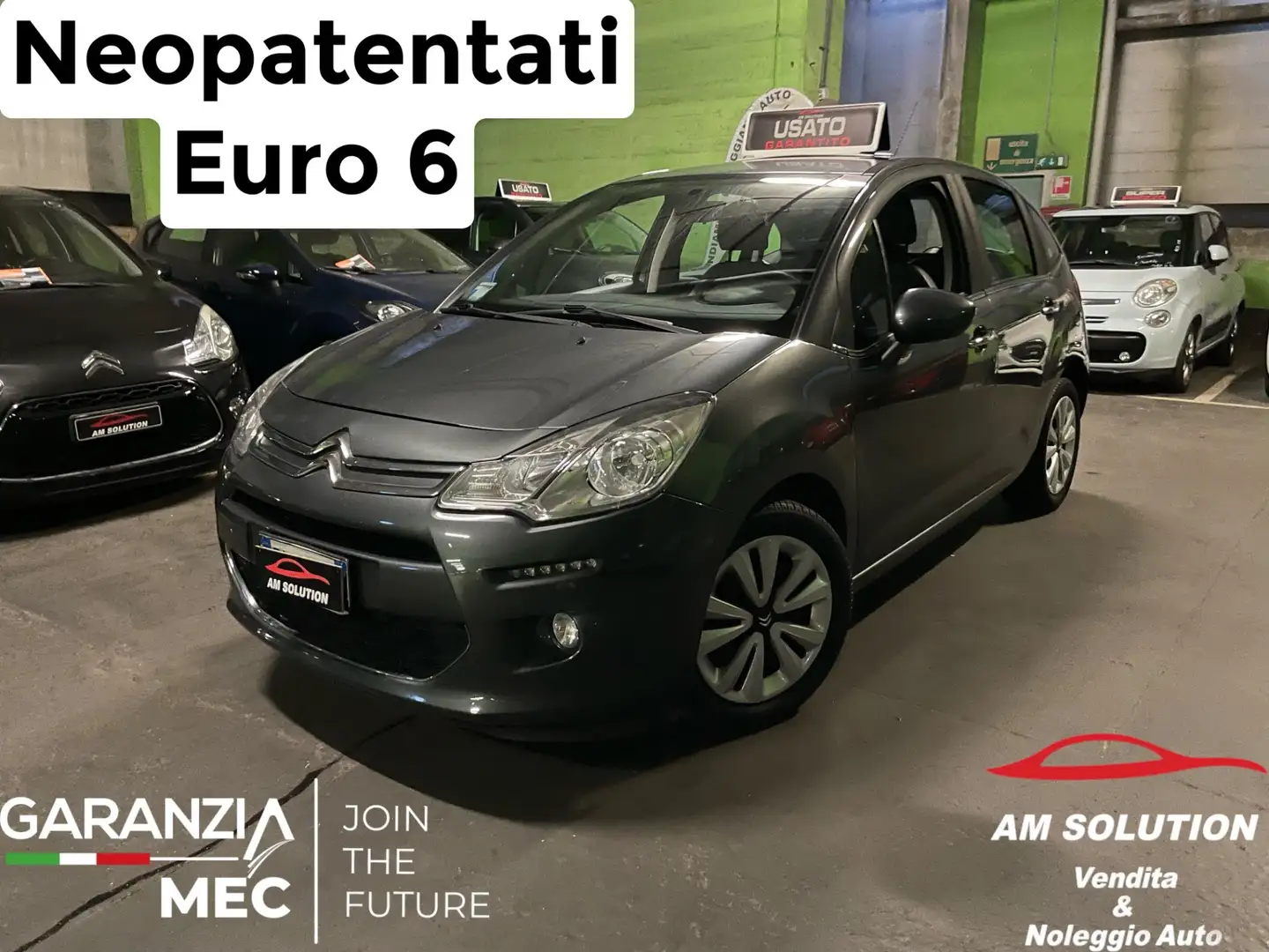 Citroen C3 1.2 Neopatentati Euro 6 Grigio - 1
