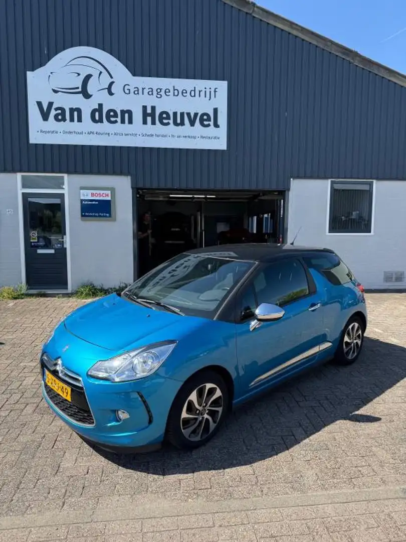 Citroen DS3 1.2 e-VTi ETG So Chic automaat Blauw - 1