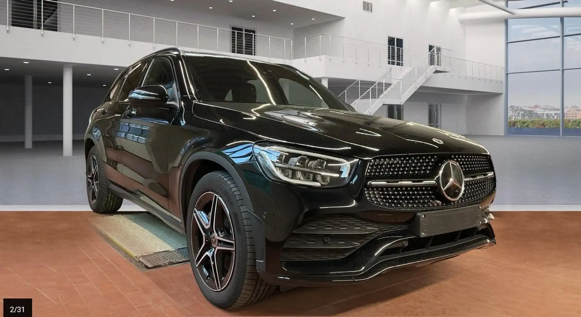 Mercedes-Benz GLC 300 d 4Matic AMG-LINE*R-CAM*AHK*VIRTUAL* Black - 2