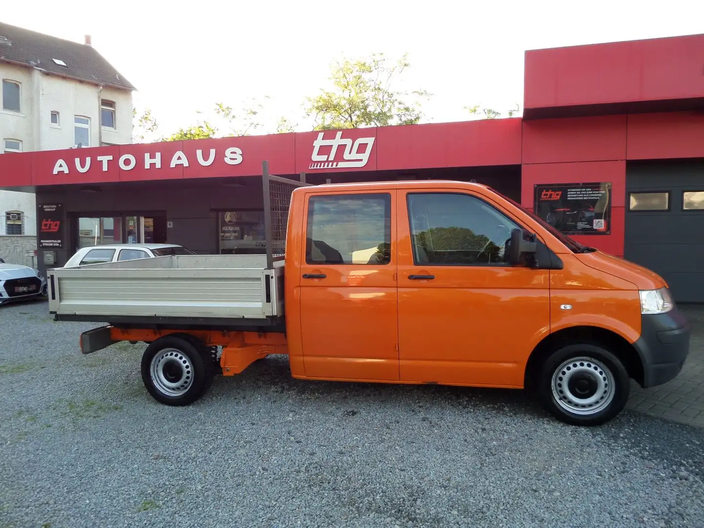 Volkswagen T5 Transporter 1.9TDI Pritsche  DOKA-KLIMA-AHK Orange - 1
