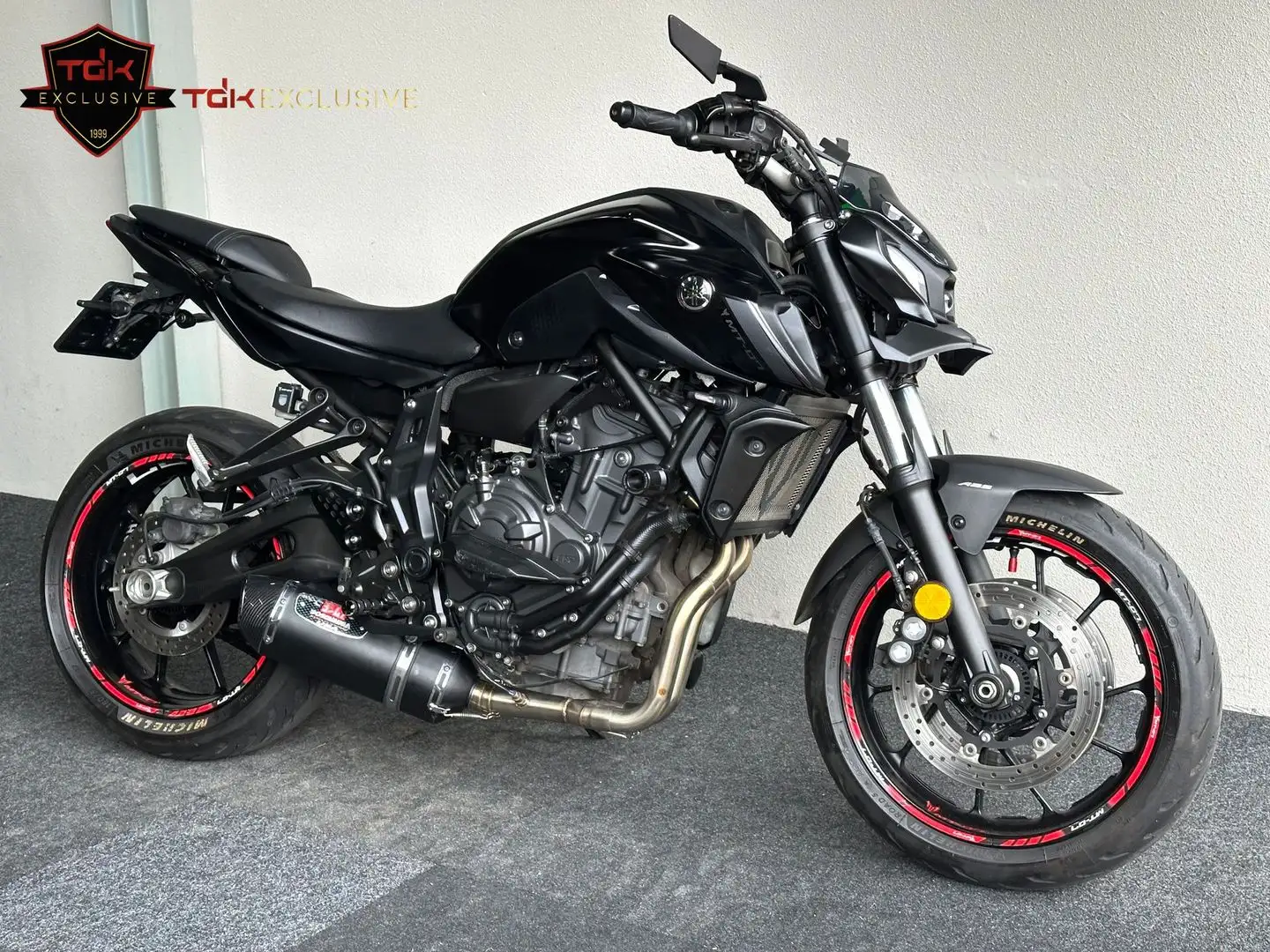 Yamaha MT-07 ABS Zwart - 1