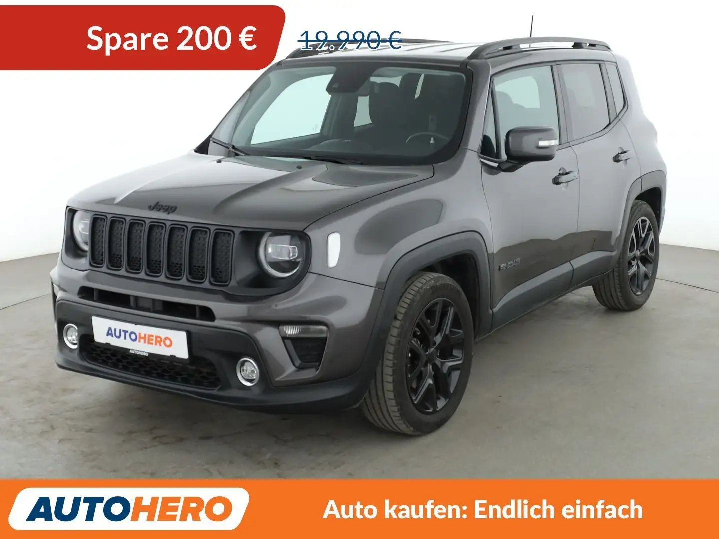 Jeep Renegade 1.3 TGDi Limited 4x2 Aut.*NAVI*CAM*ACC*ALU*SHZ* Grau - 1