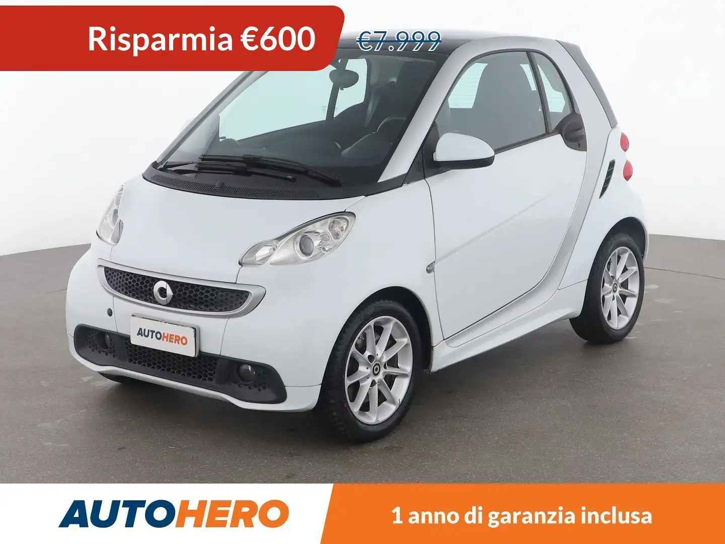 smart forTwo 1.0 Micro Hybrid Drive pure Bianco - 1