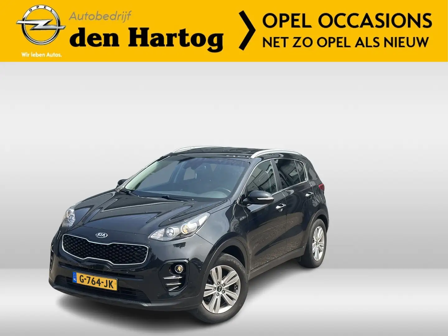 Kia Sportage 1.6 GDI ExecutiveLine Leder/Navi/ECC/Camera/Parkee Schwarz - 1