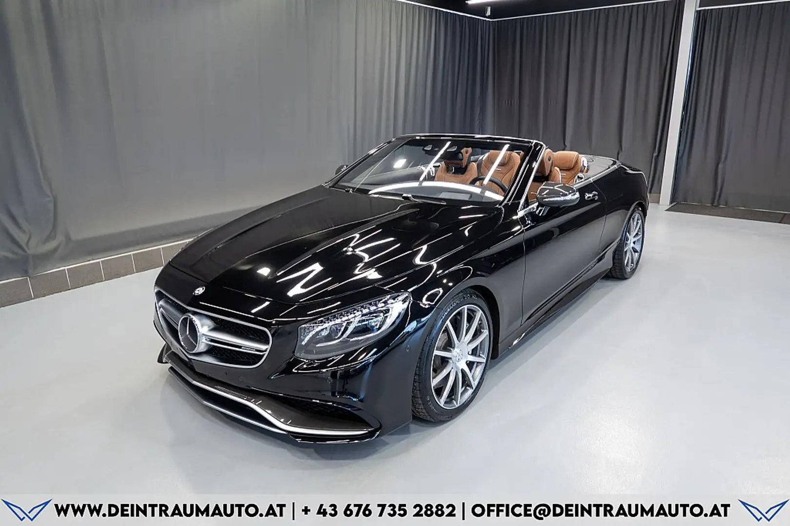 Mercedes-Benz S 63 AMG 4MATIC Cabrio*DESIGNO*CARBON-PAKET*1-BESITZ*VOL... Czarny - 2