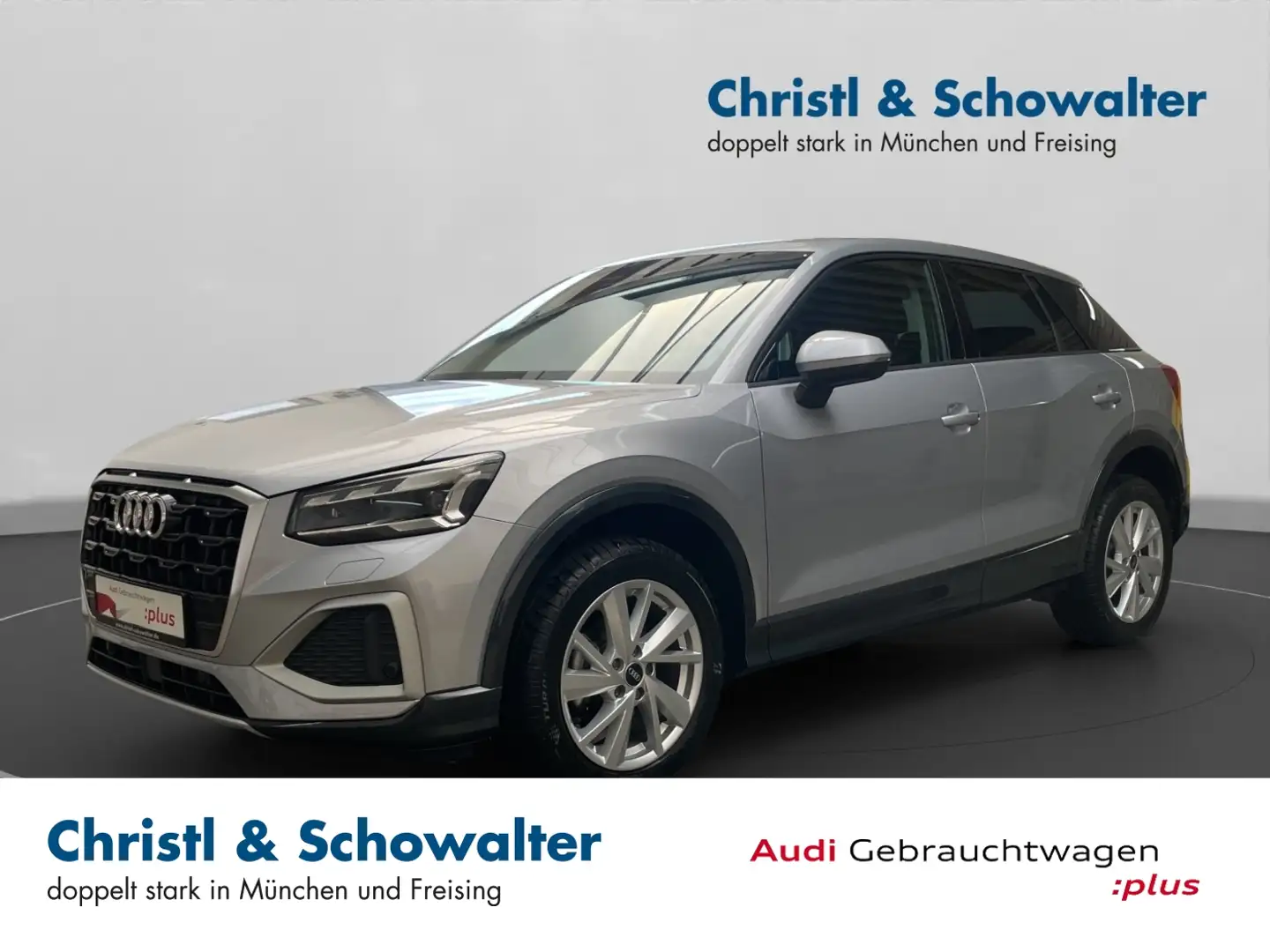 Audi Q2 35TFSI S tronic advanced MATRIX NAVI AHK SHZ Silber - 1