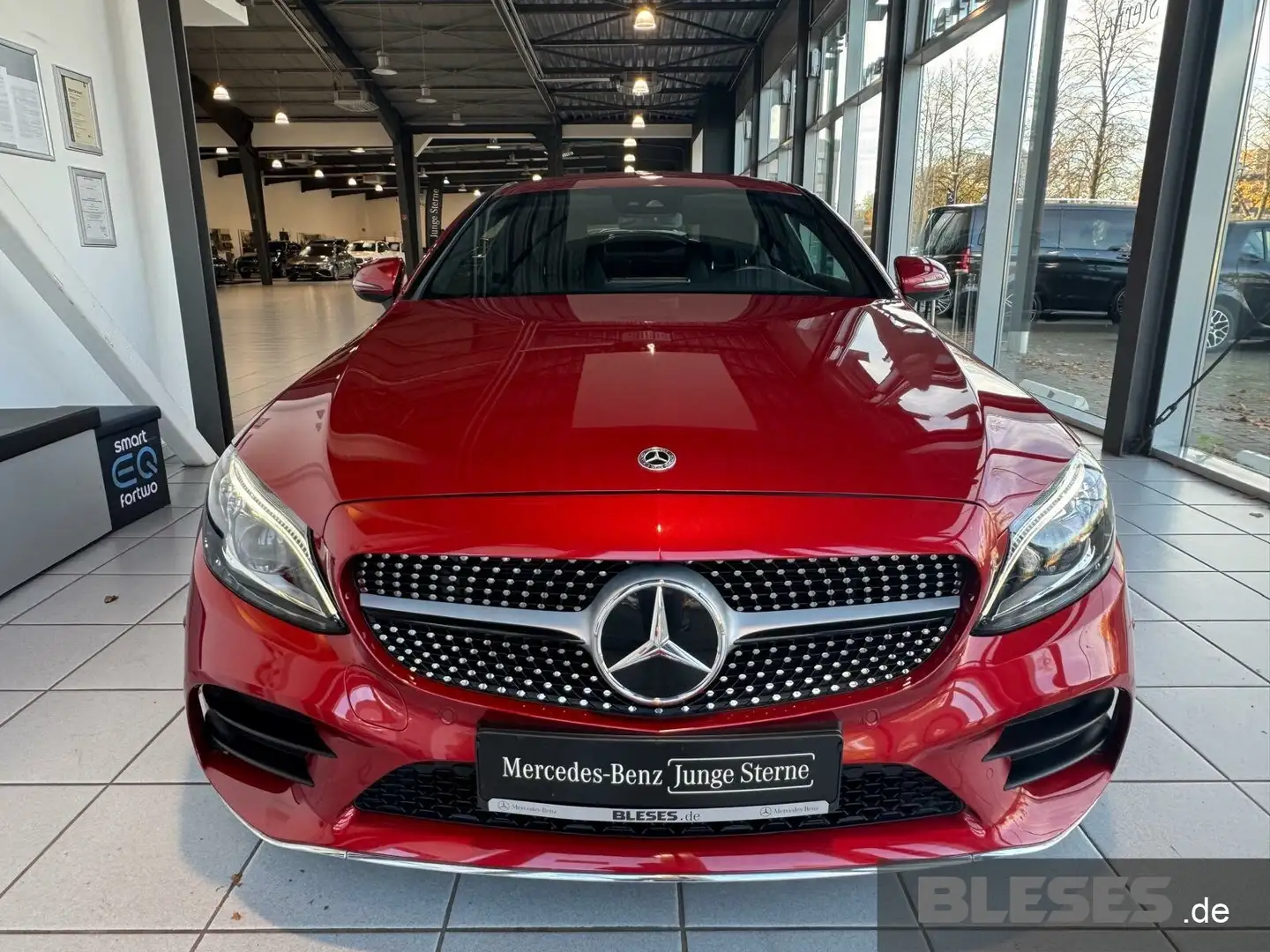 Mercedes-Benz C 180 C 180 AMG Coupé Comand+Multibeam+Kamera+Spiegel-P Rosso - 2