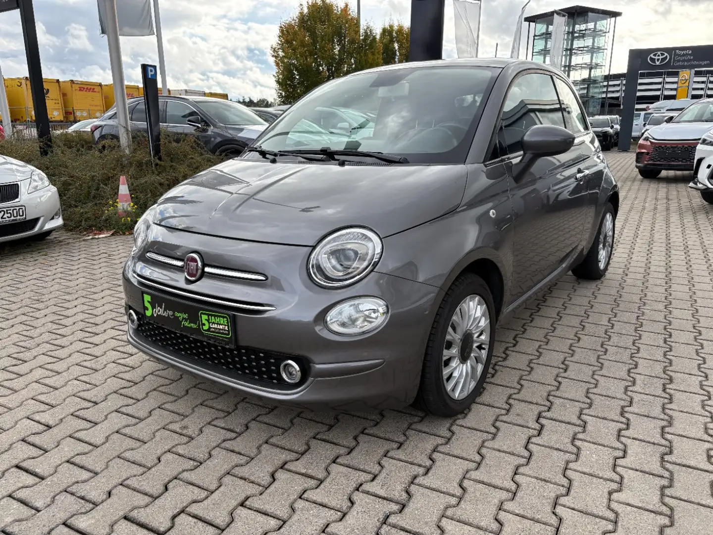 Fiat 500 1.2 8V ECO Lounge Pano, AppleCarPlay, 8-fach Gris - 2