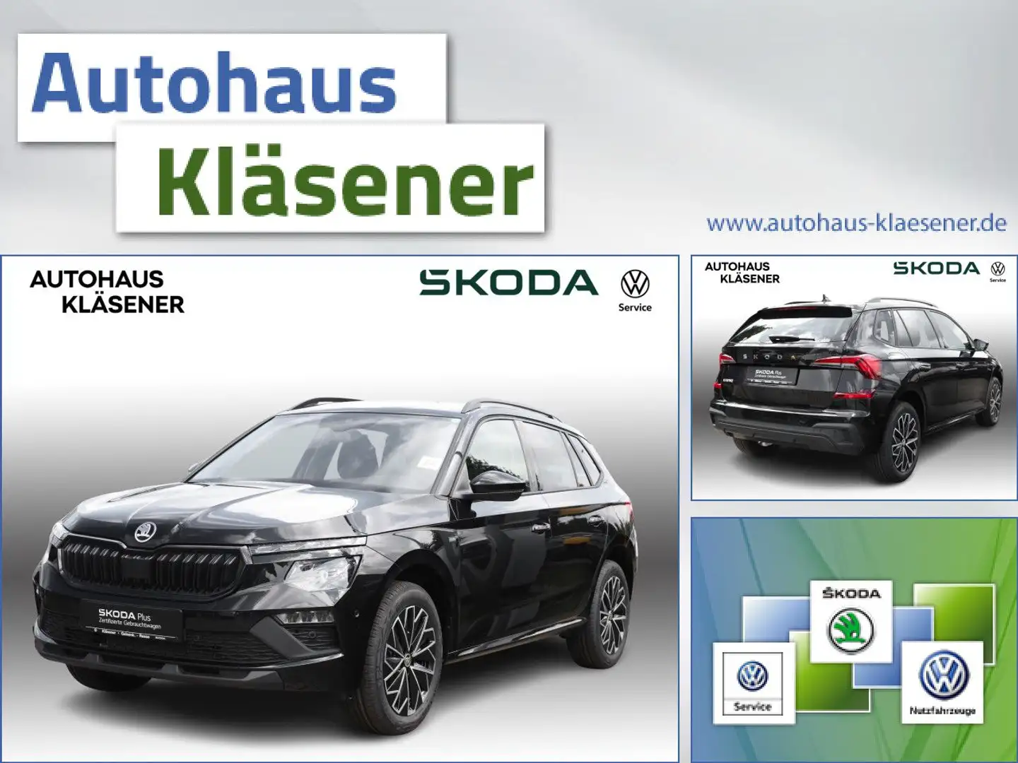 Skoda Kamiq 85 KW DSG NAVI MATRIX KAM CARPLAY PARKLENK Nero - 1