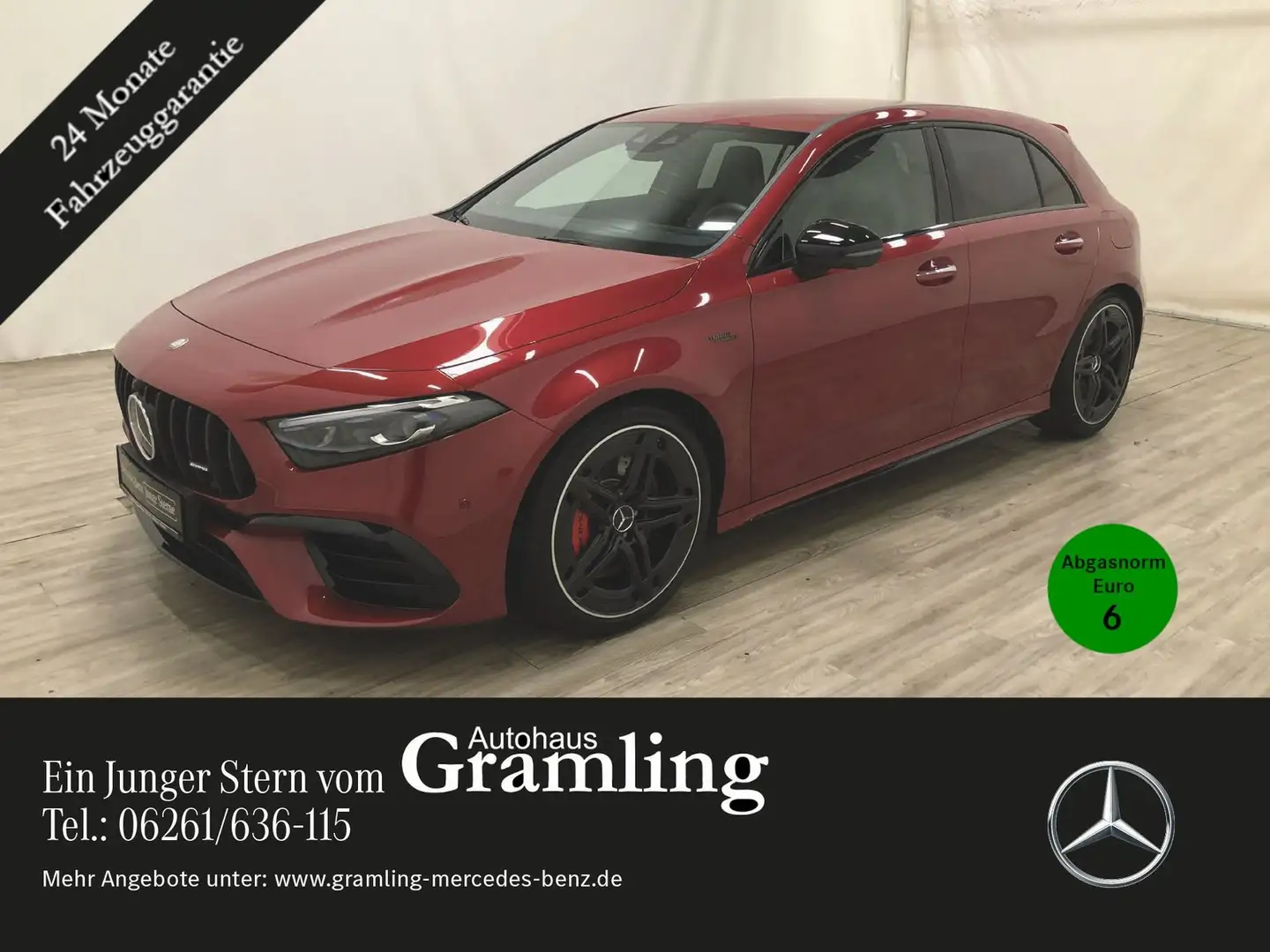 Mercedes-Benz A 45 AMG S 4M+ NIGHT*Distr*360°*Memory*MULTIBEAM Rot - 1