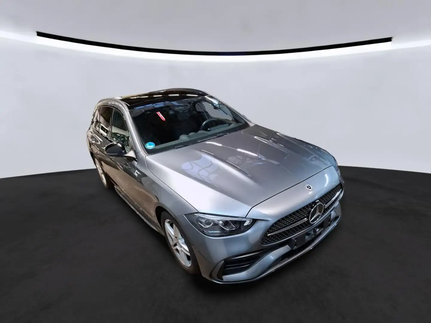 Mercedes-Benz C 220 T d AMG PANO LEDER NAVI LED BURMESTE DISTR Gris - 2