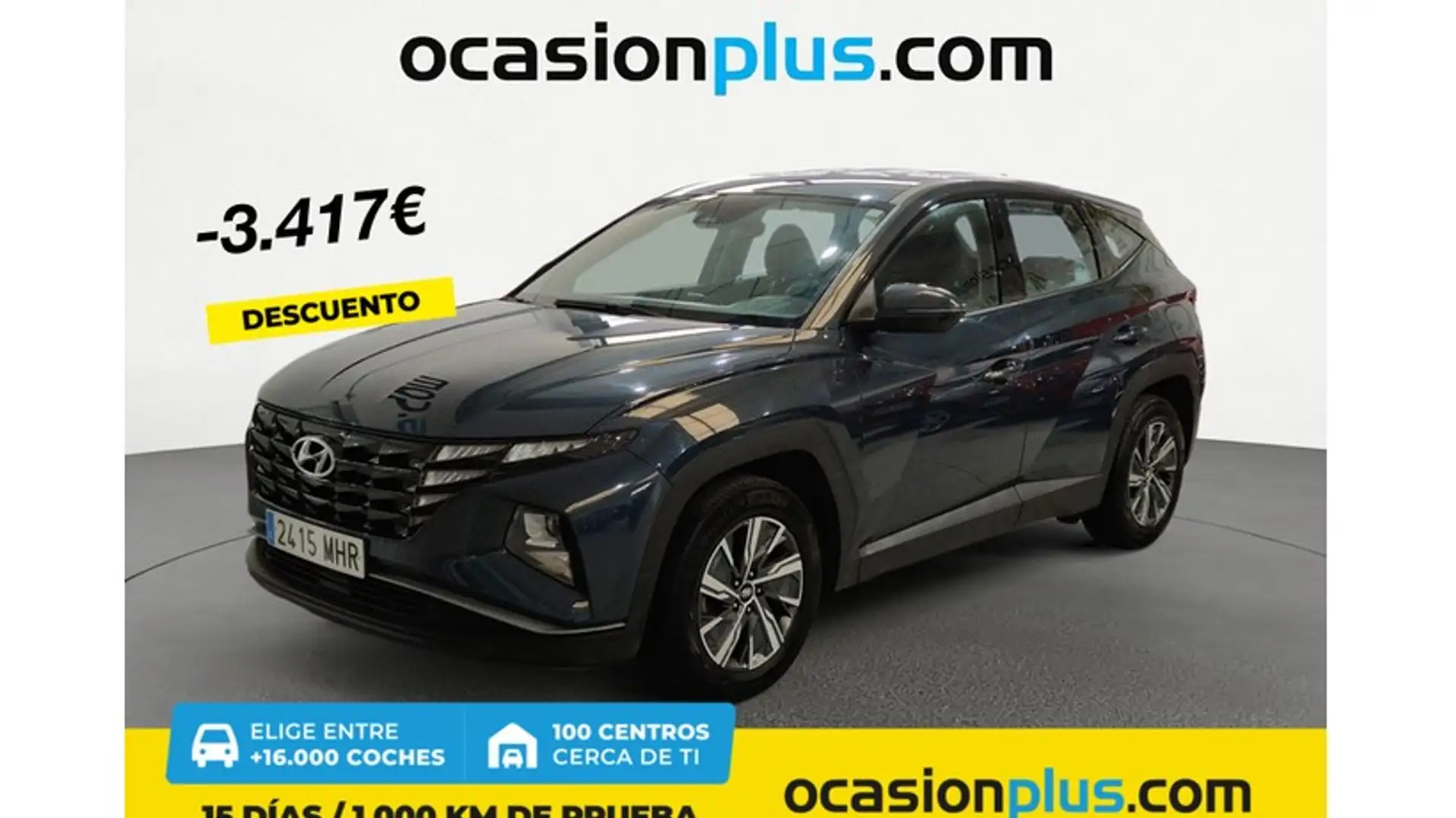 Hyundai TUCSON 1.6 TGDI Klass 4x2 Blauw - 1