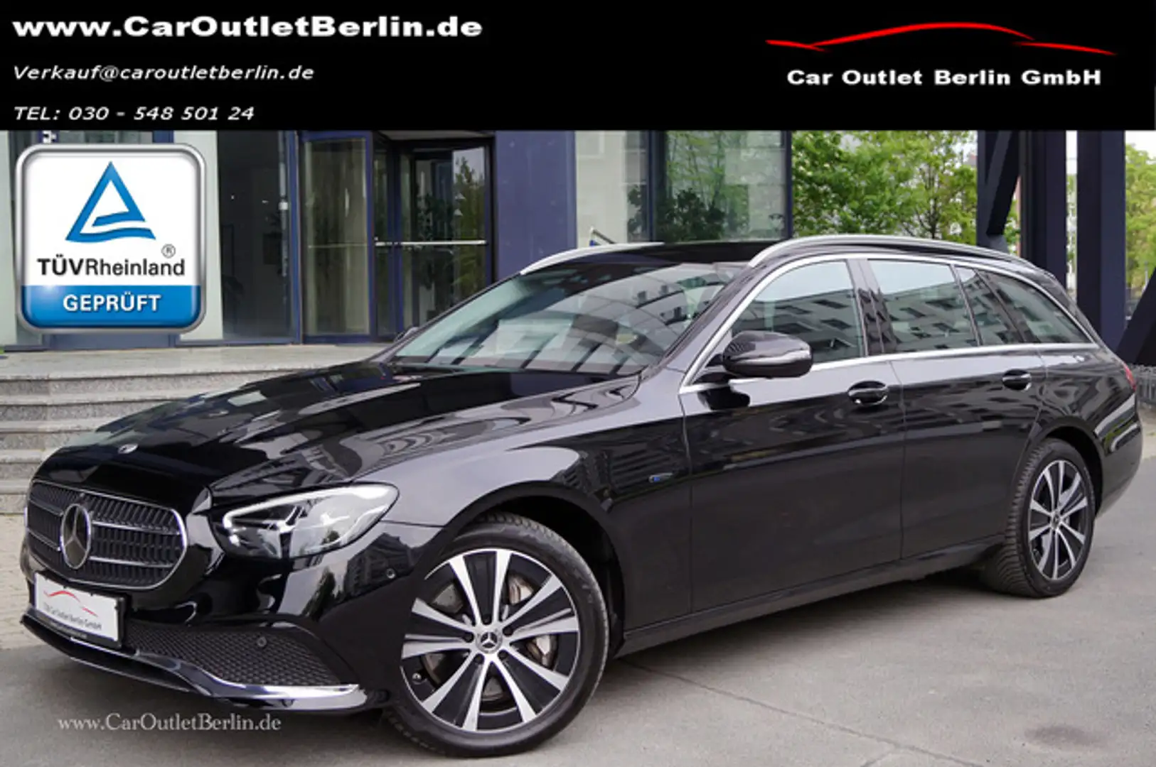 Mercedes-Benz E 300 de T 4M Massage Fahrpaket 360Kamera Memo Zwart - 1