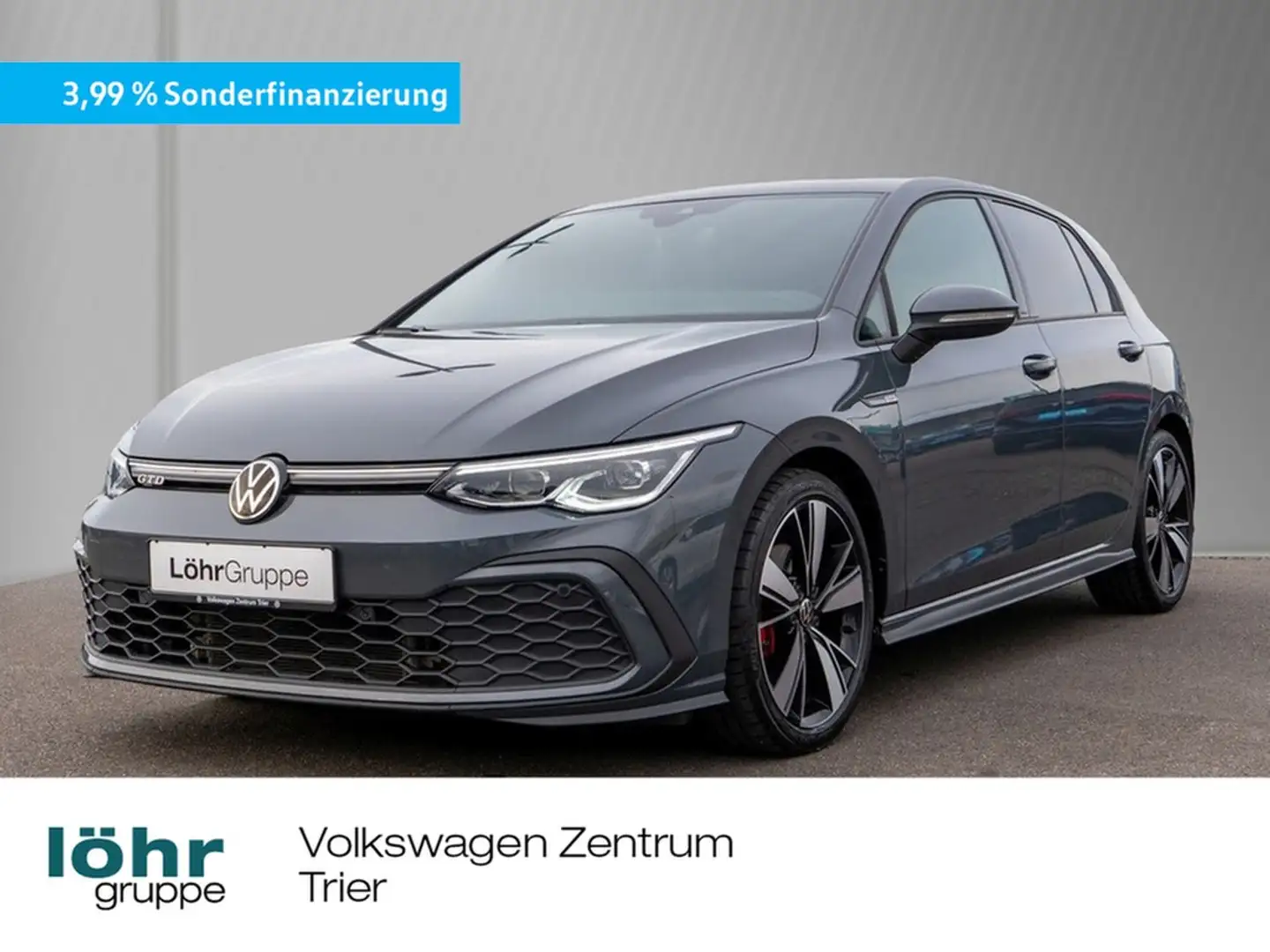Volkswagen Golf GTD 2.0 TDI DSG IQ Light, Navi, ZGV Gris - 1